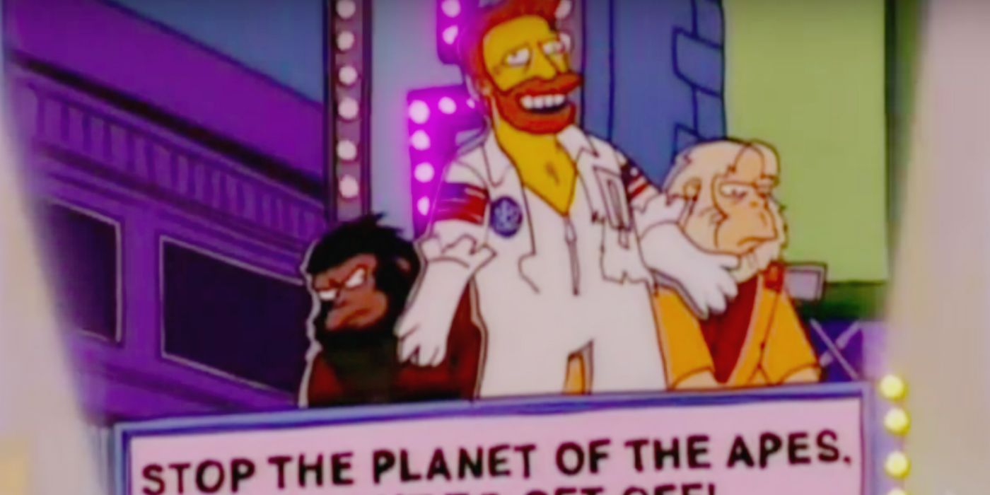 The Simpsons Planet of the Apes Musical