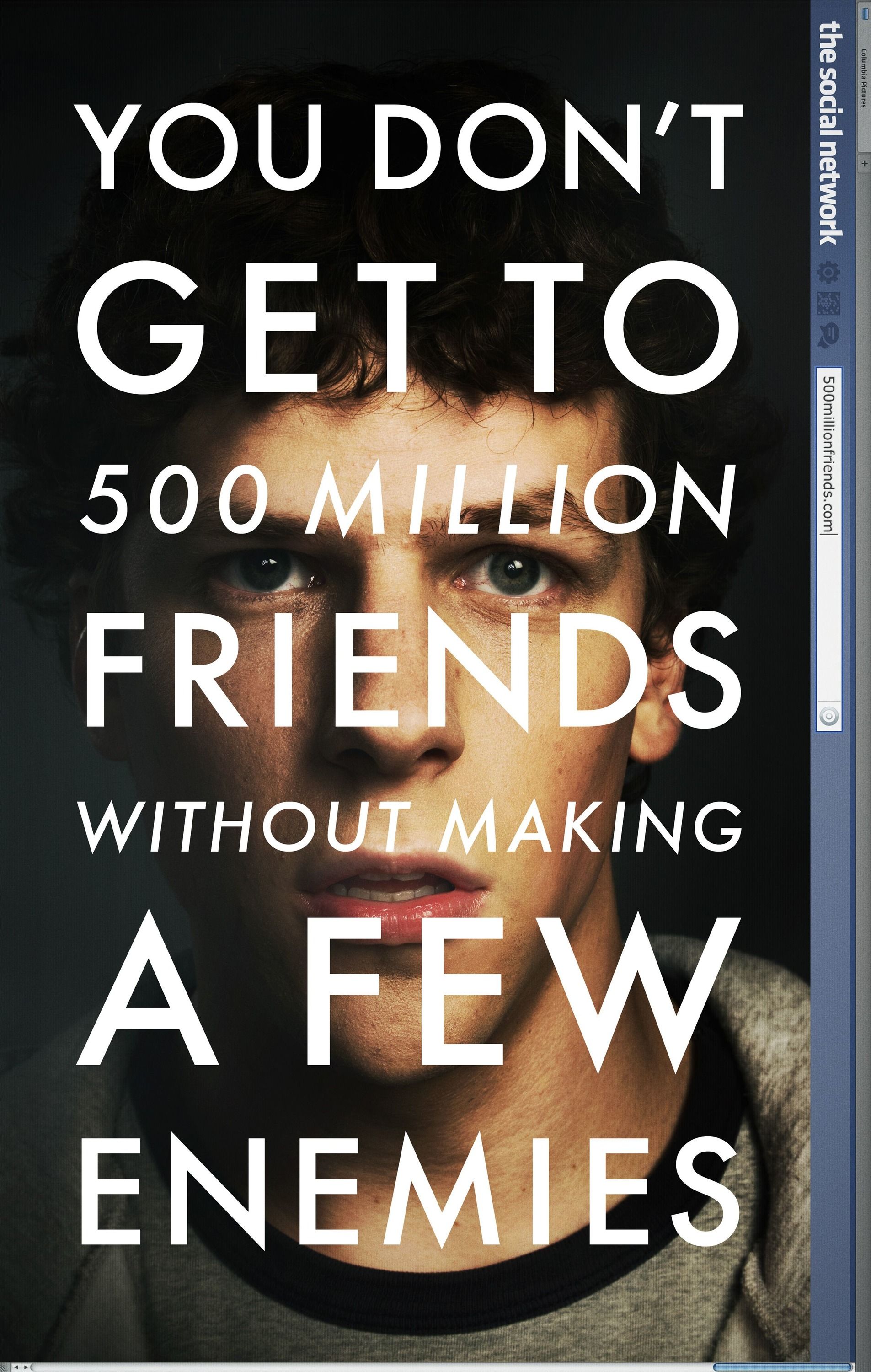Poster for the film The Social Network