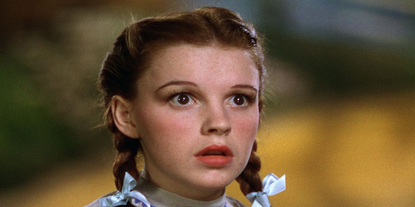 Close-up of Dorothy in The Wizard Of Oz