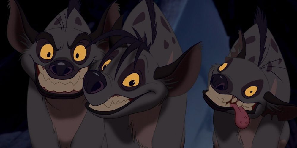 The three hyenas from The Lion King