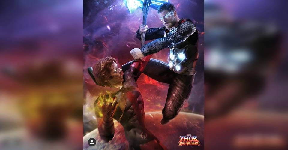 Thor Battles Christian Bale As Adam Warlock In Love Thunder Fan Art Thor 4, officially called thor: thor battles christian bale as adam