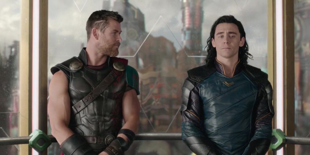 Thor and Loki in elevator Thor and Lokis Best Brother Moments