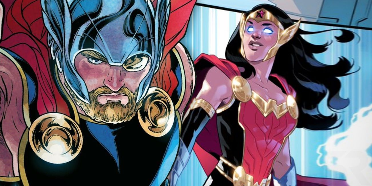 Thor and Wonder Woman Stephen Byrne Crossover