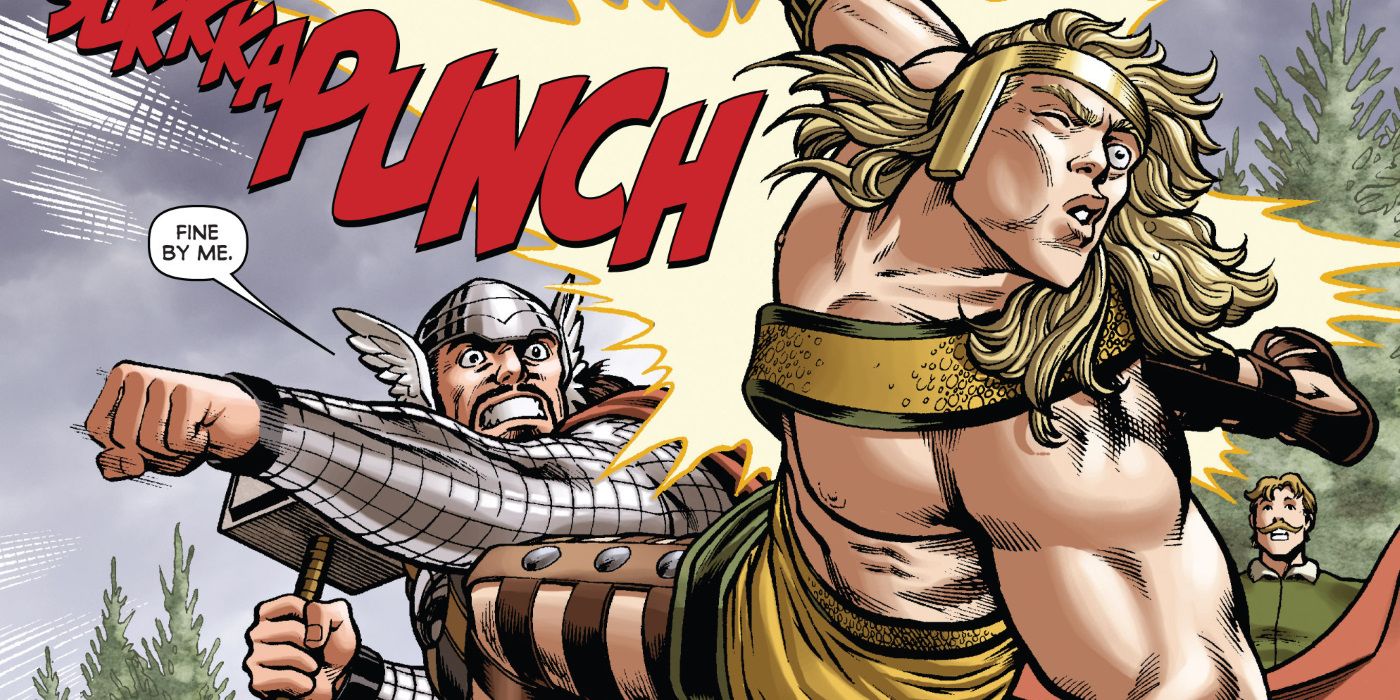 Thor & Hercules Meet in Marvel’s Weirdest Fight Ever