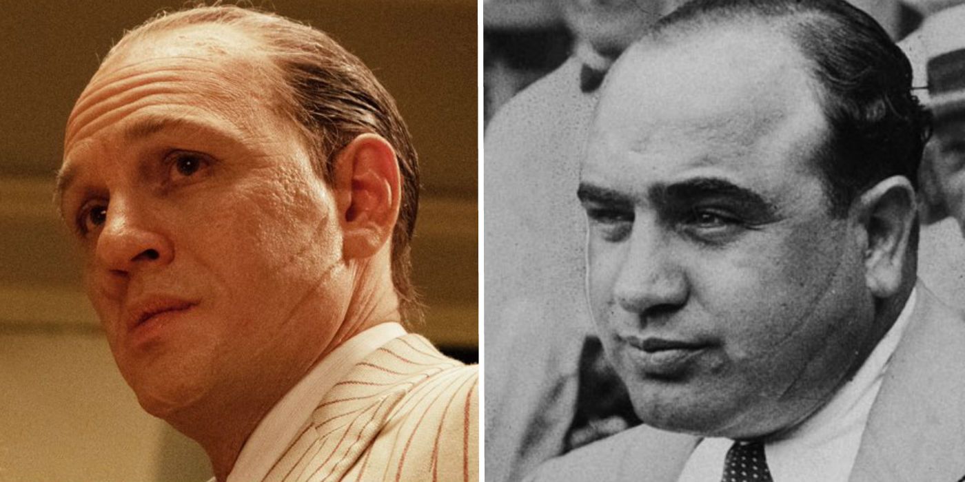 Tom Hardy Real Capone Comparison