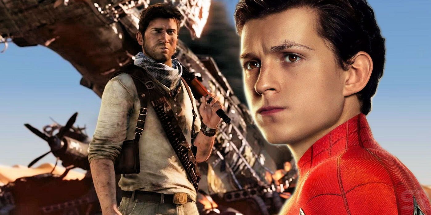 Tom Holland as Spider-Man and Nathan Drake in Uncharted