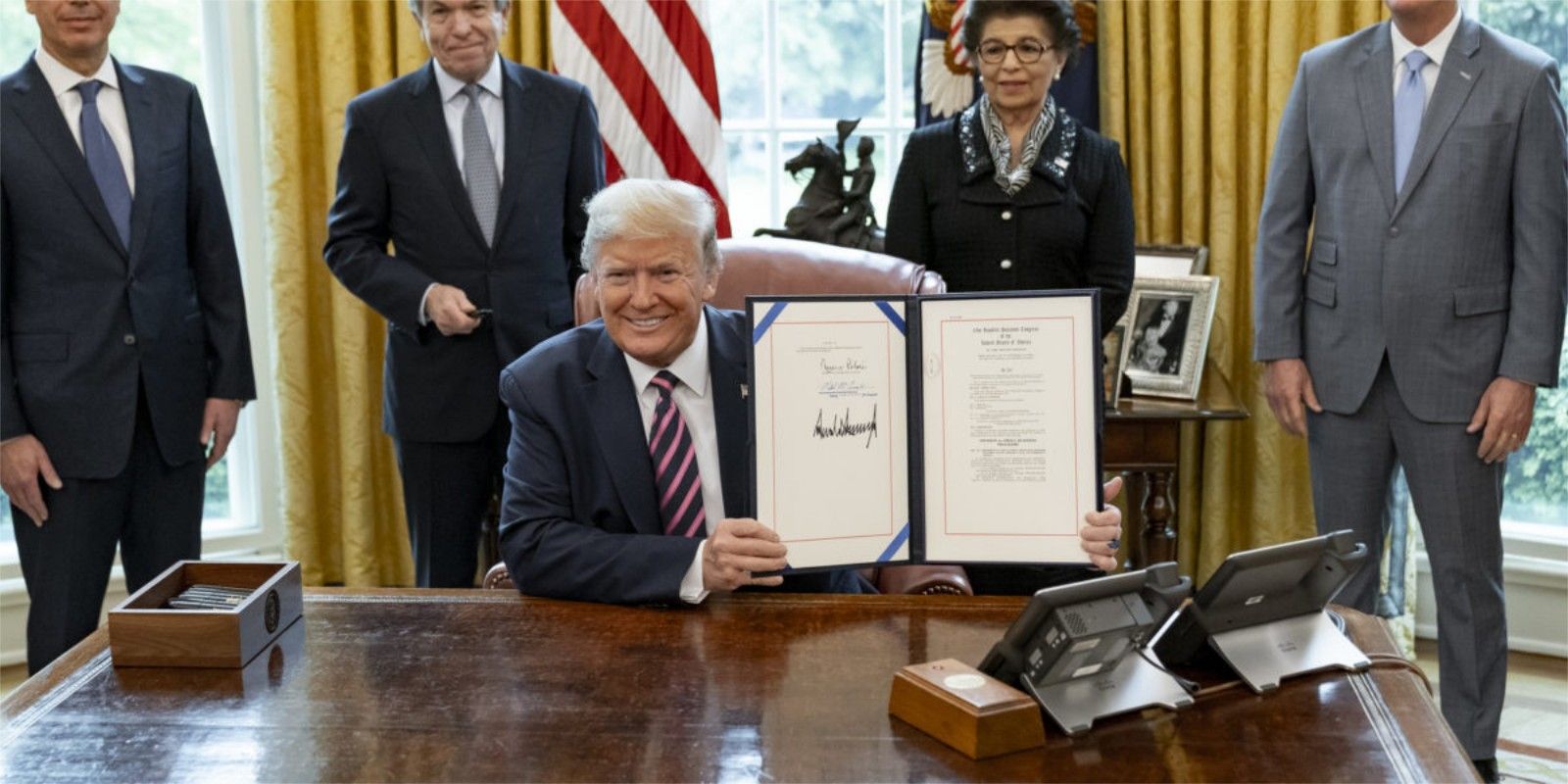 Trump with Signature