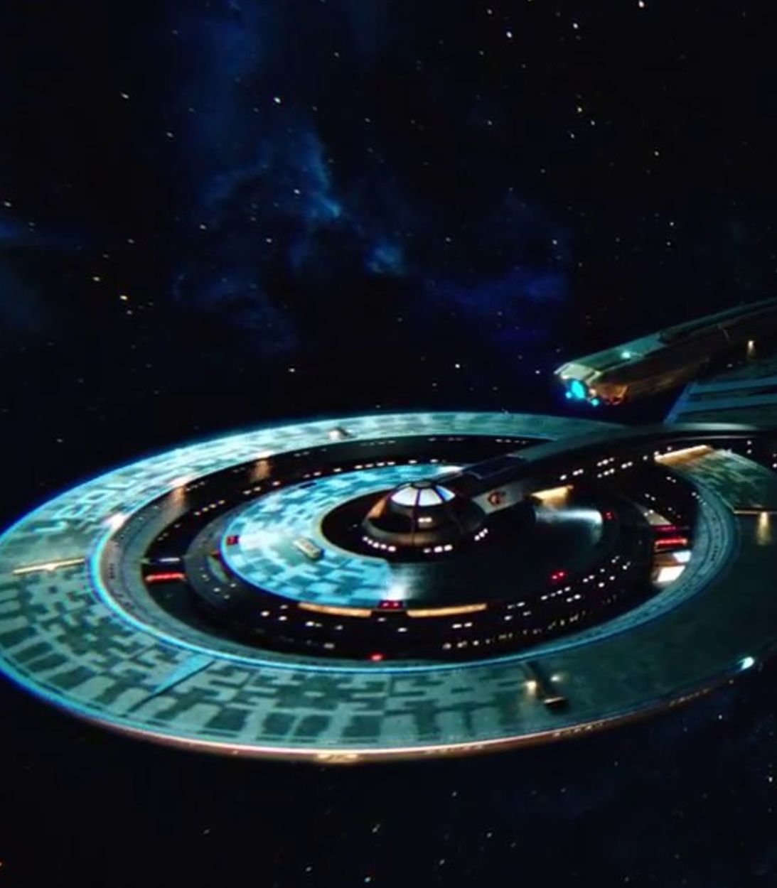 USS Discovery Vertical