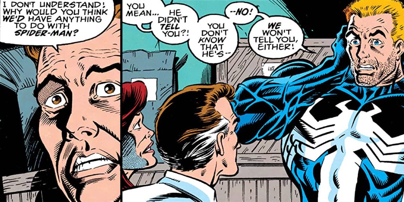 Venom Meets Spider-Mans Parents Comic