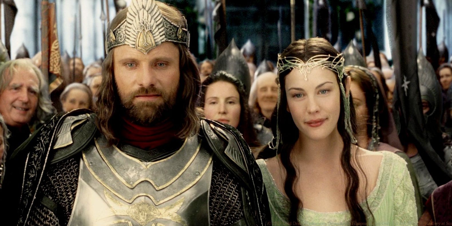 Aragorn and Arwen in TLotR The Return of the King.