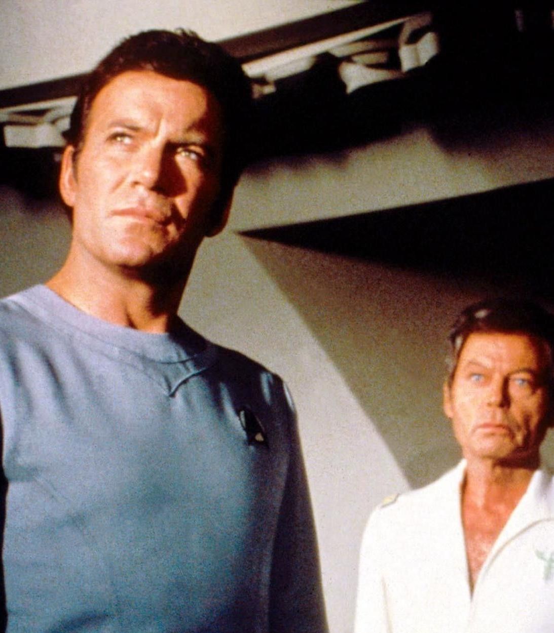 William Shatner as Captain James Kirk in Star Trek Motion Picture vertical