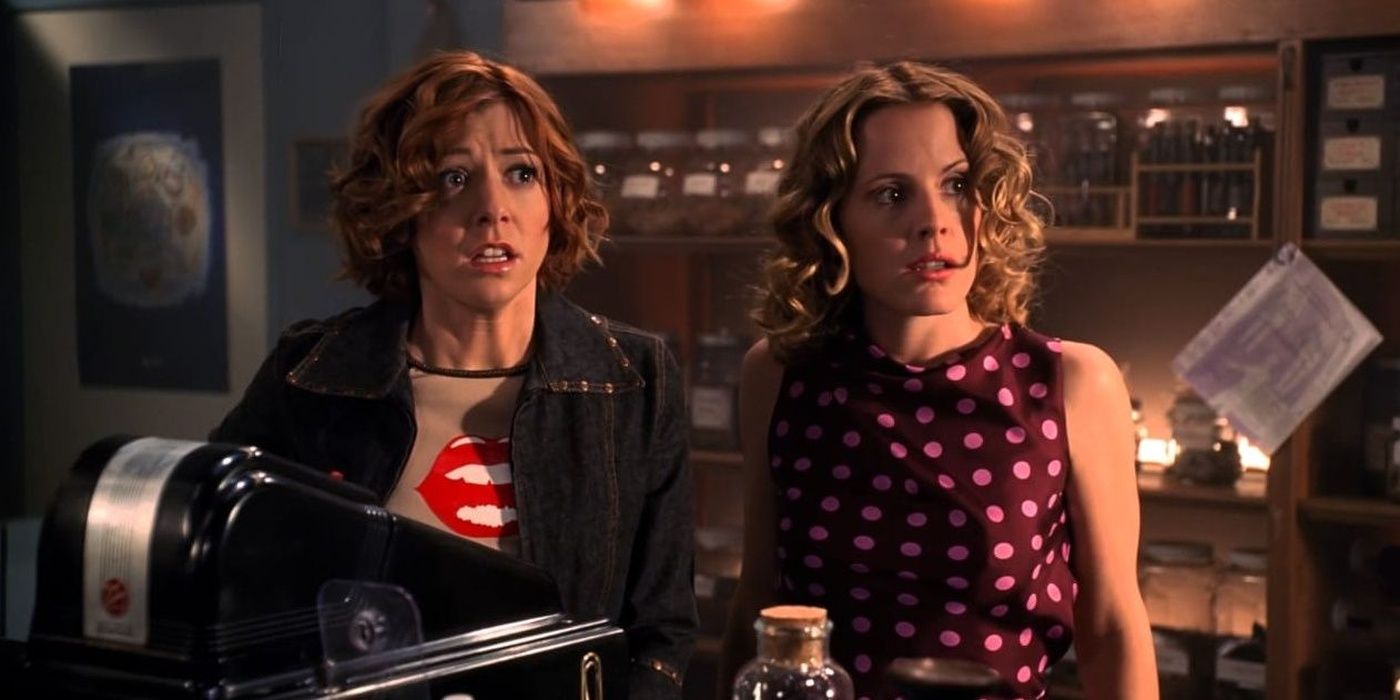 Willow and Anya in Buffy