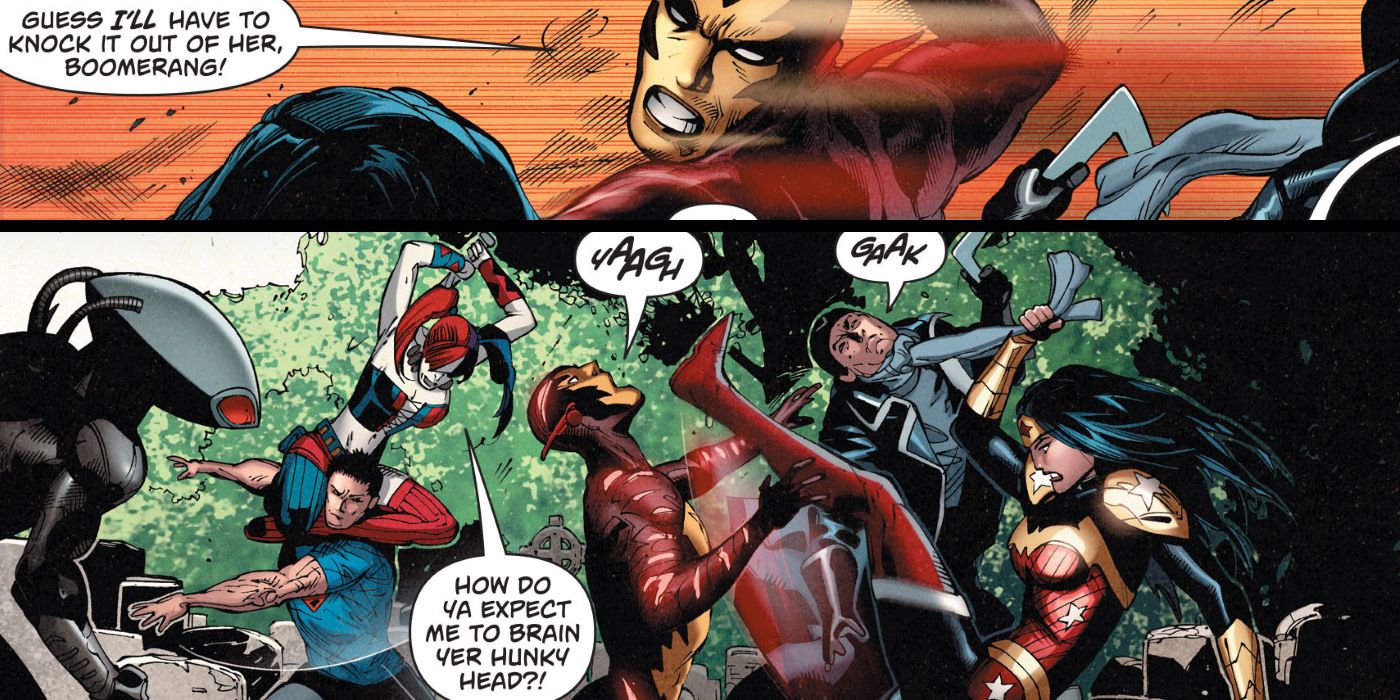 Wonder Woman Reverse Flash Comic Fight