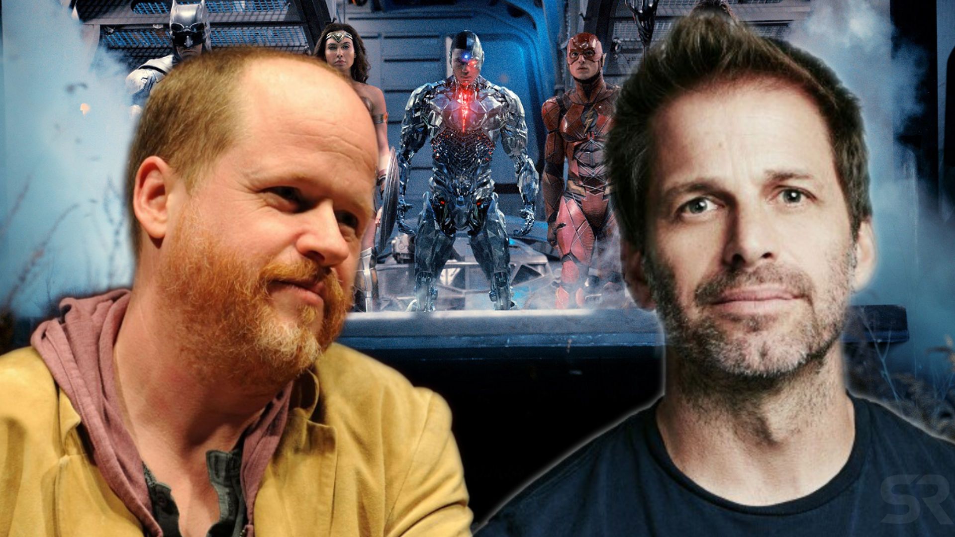 Zack Snyder and Joss Whedon Justice League Video Image