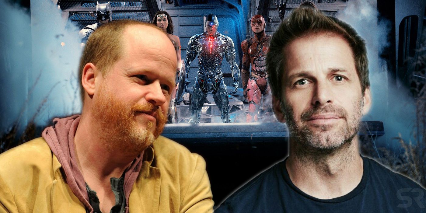 Zack Snyder and Joss Whedon Justice League