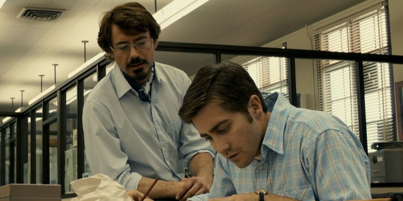Jake Gyllenhaal dan Robert Downey Jr. di Zodiac
