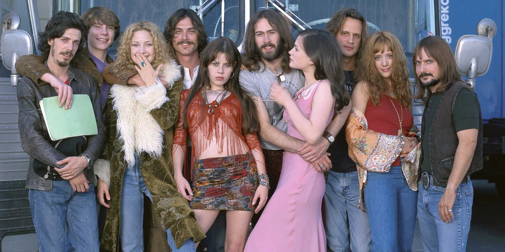 The band Stillwater posing together in Almost Famous