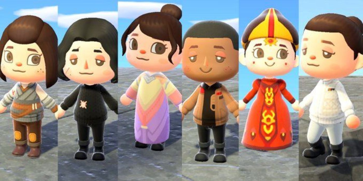 Animal Crossing: New Horizons - Custom Codes for Star Wars Clothes