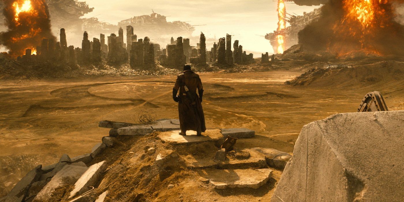 Batman in the Knightmare sequence of Batman v Superman
