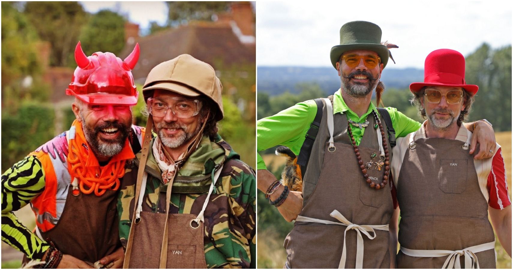 The Big Flower Fight 10 Of Henck & Yan's Best Outfits