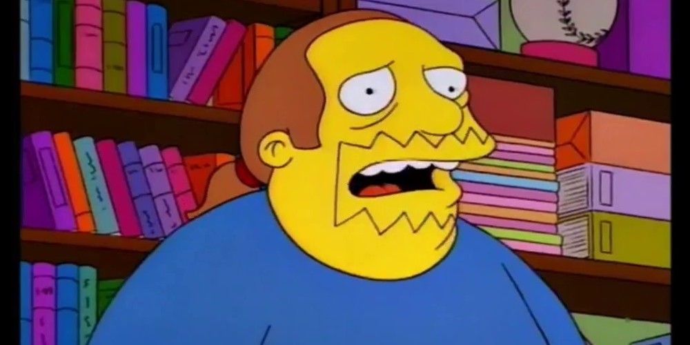 Comic Book Guy complains about the latest Itchy And Scratchy episode.