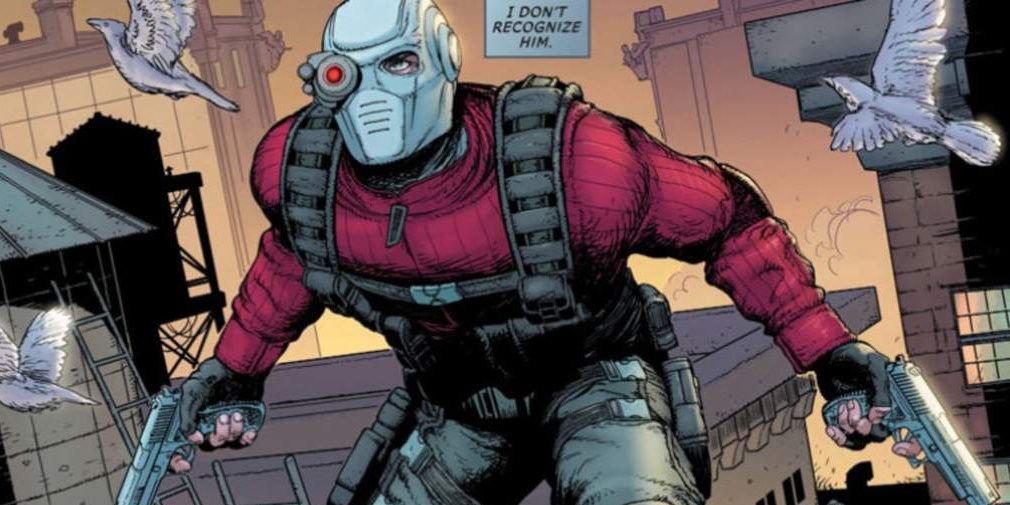 Deadshot in action in the comics