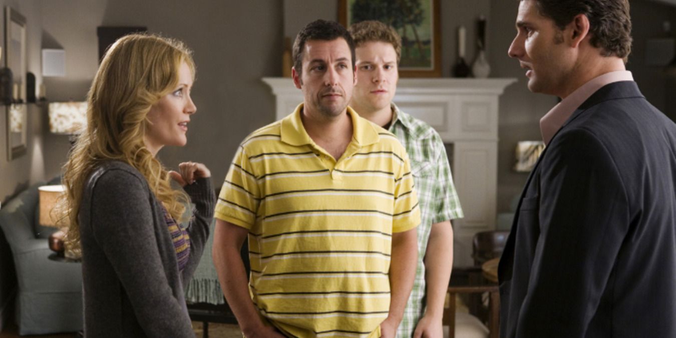 Adam Sandler breaks up a relationship in Funny People