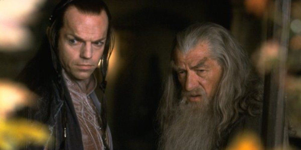 gandalf elrond the fellowship of the ring