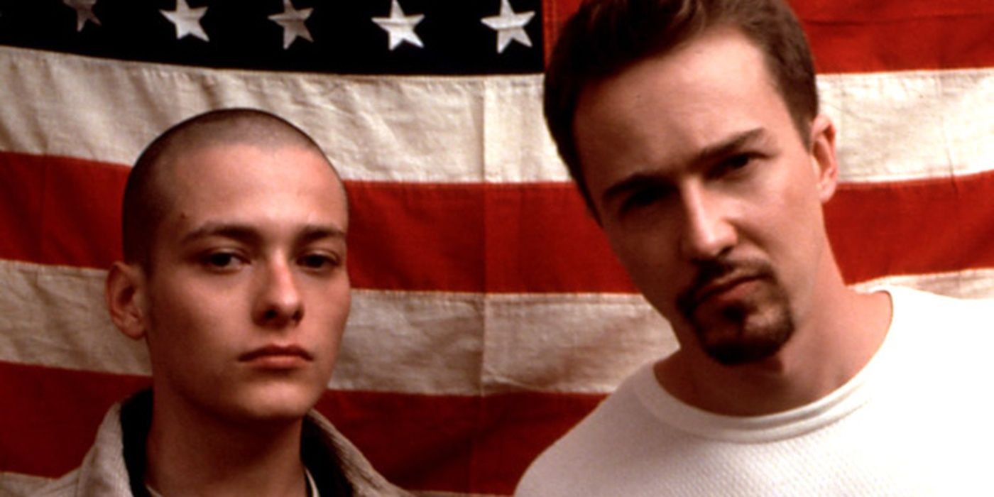 Still from the 1998 movie American History X.