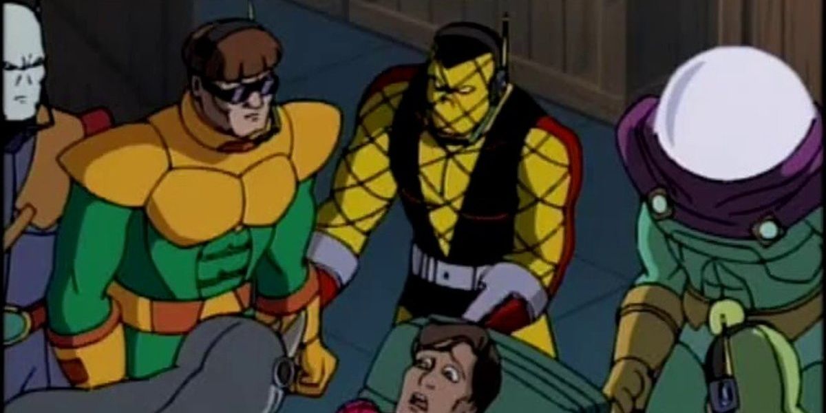 Doc Ock, Shocker and Mysterio in Spider-Man: The Animated Series