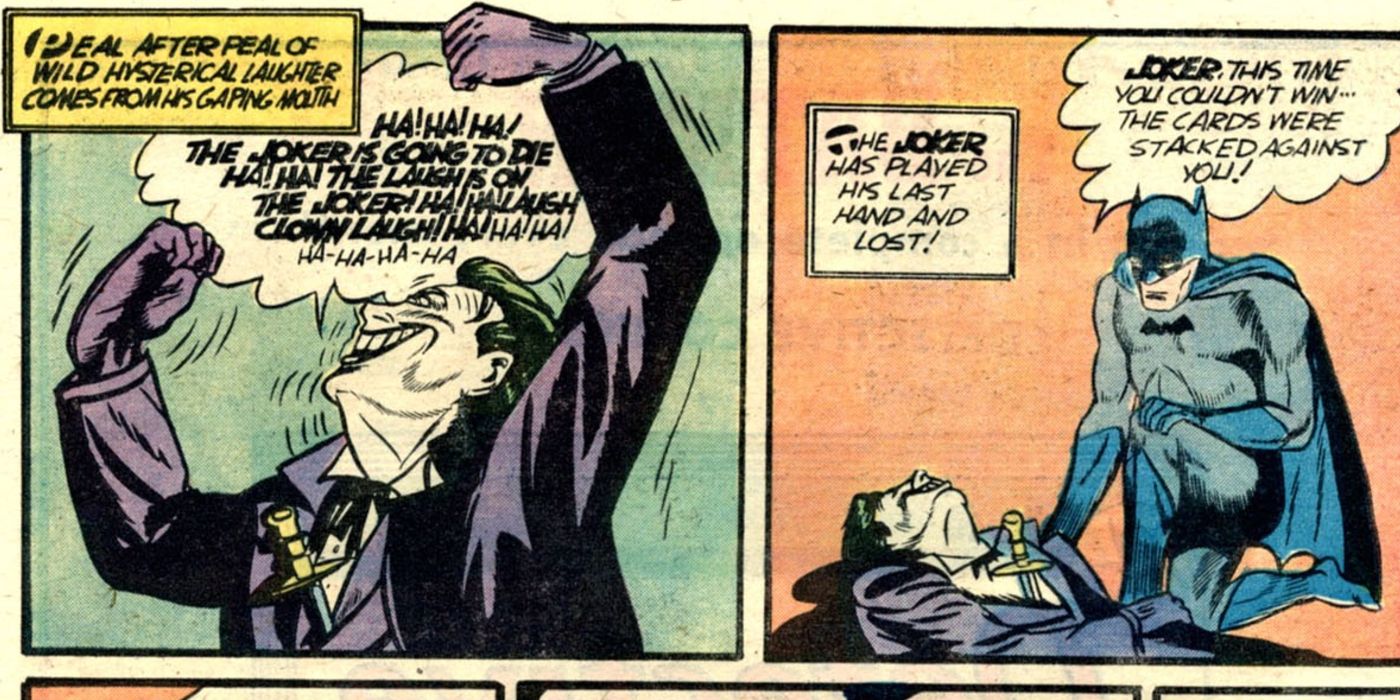 The Joker Actually Died In DC's First Batman Comic