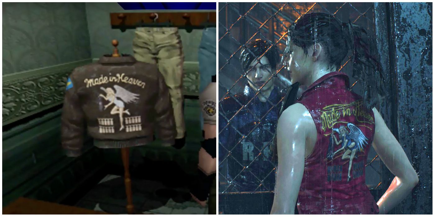 resident evil chris and claire made in heaven jacket