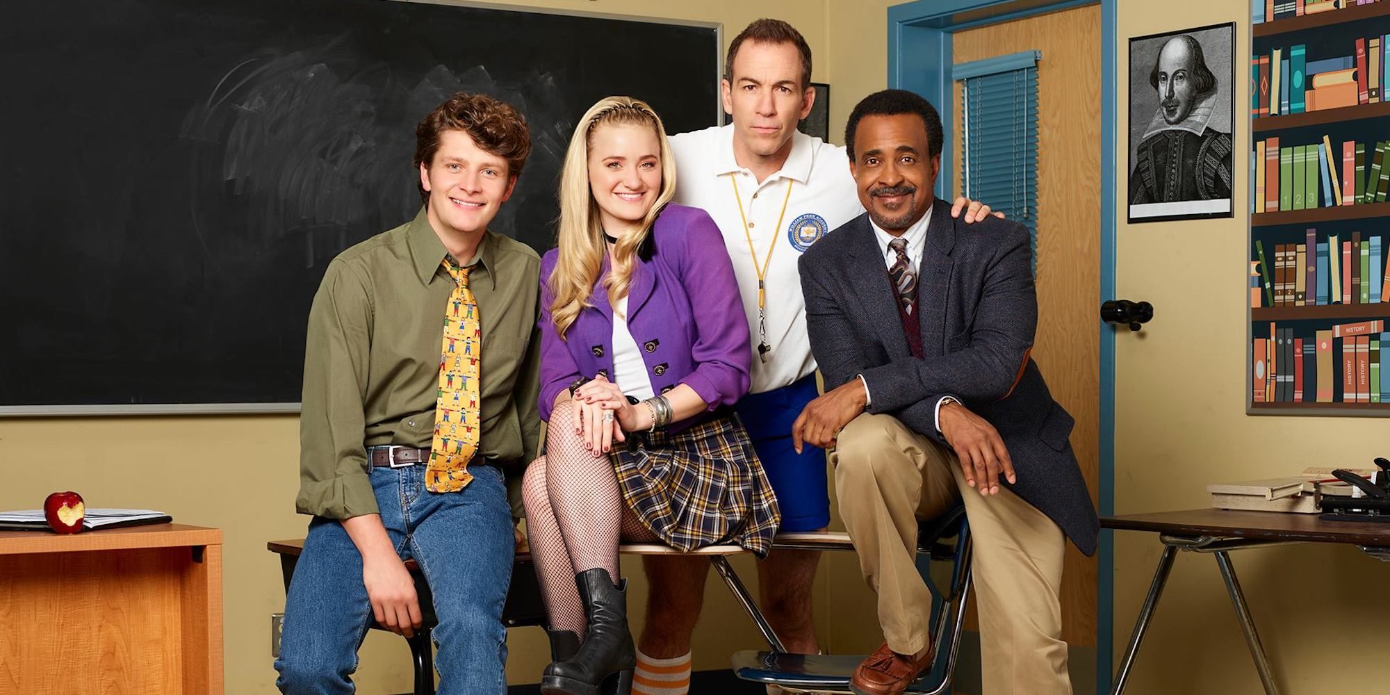 The cast of Schooled