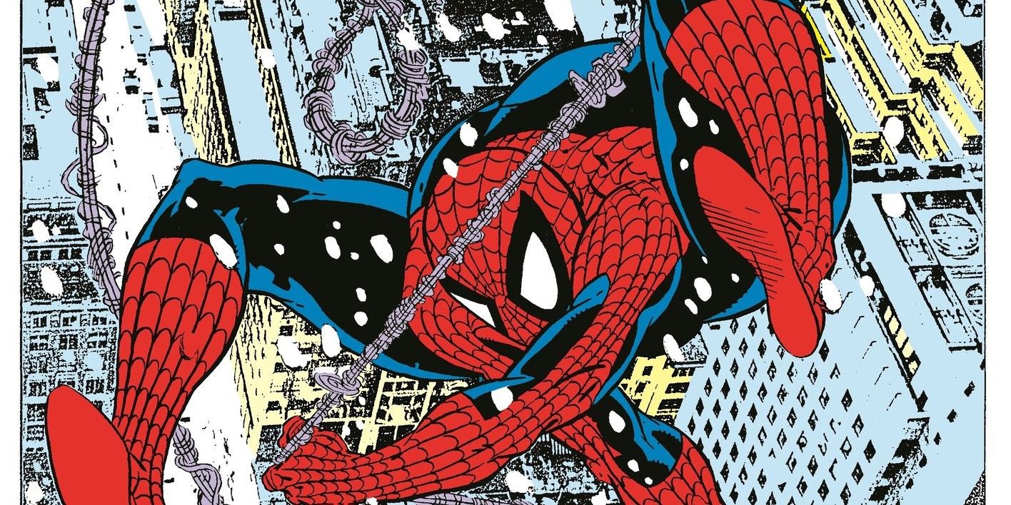 spider-man: web swinging in the snow