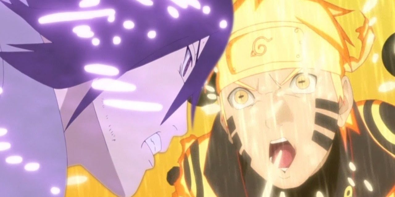 Sasuke and Naruto in Naruto Shippuden