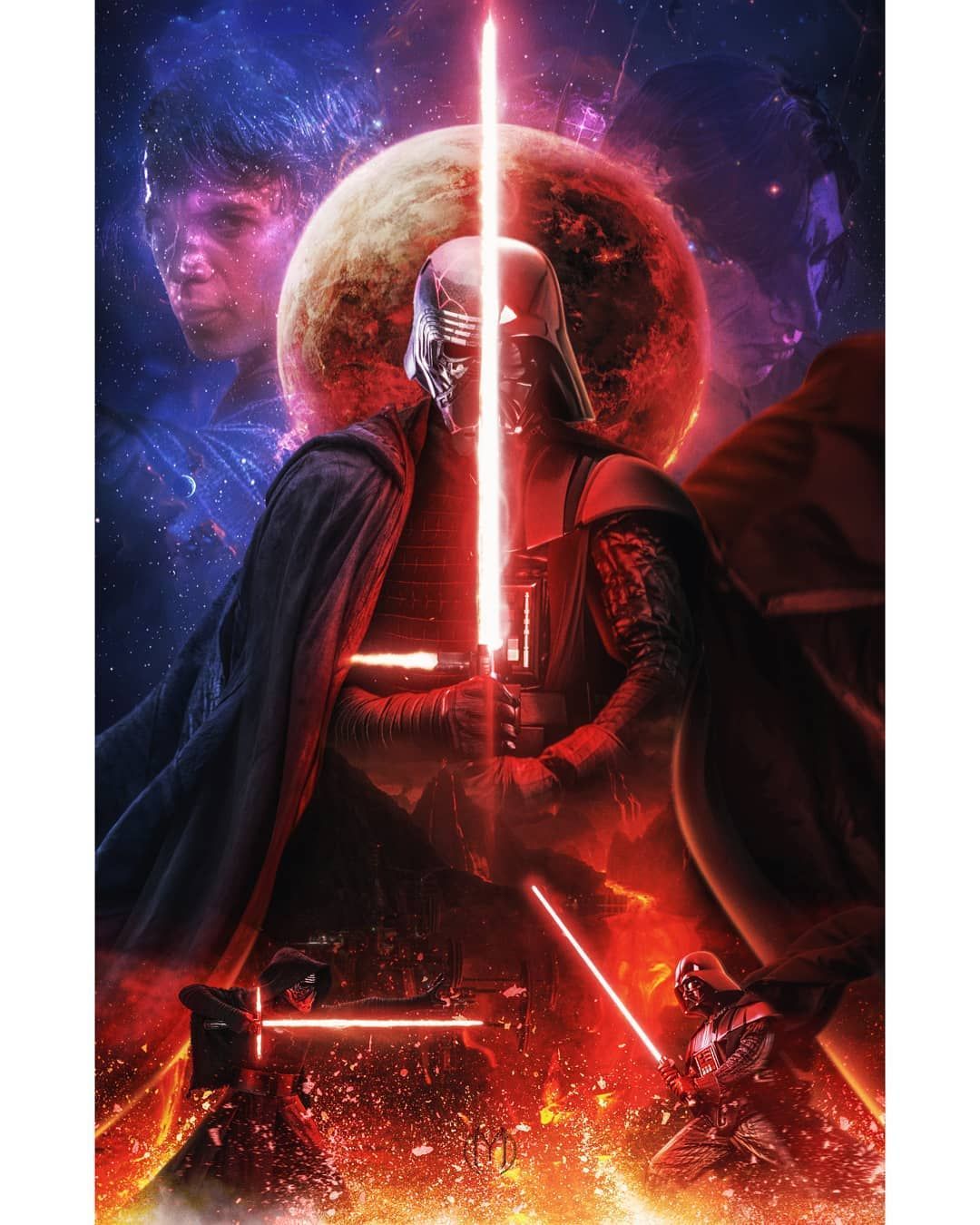 Darth Vader Kylo Ren Fan Art