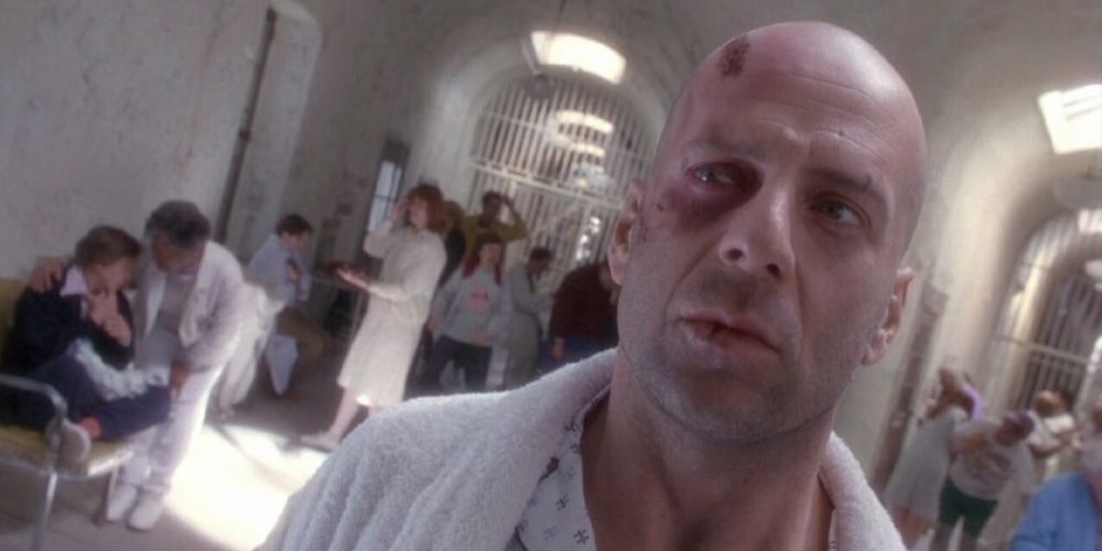 Bruce Willis in 12 Monkeys