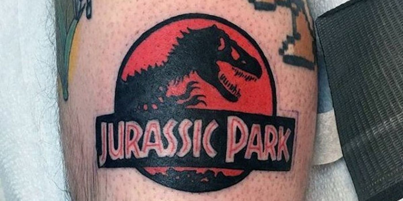 jurassic park logo tattoo