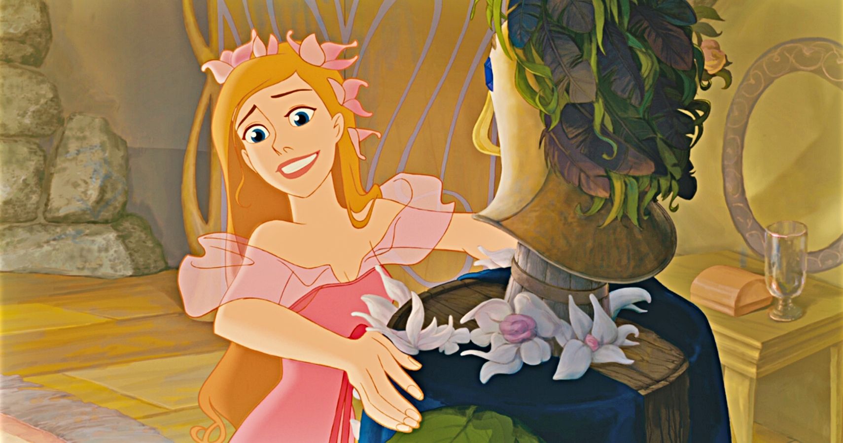 Giselle in animated for dancing in Enchanted