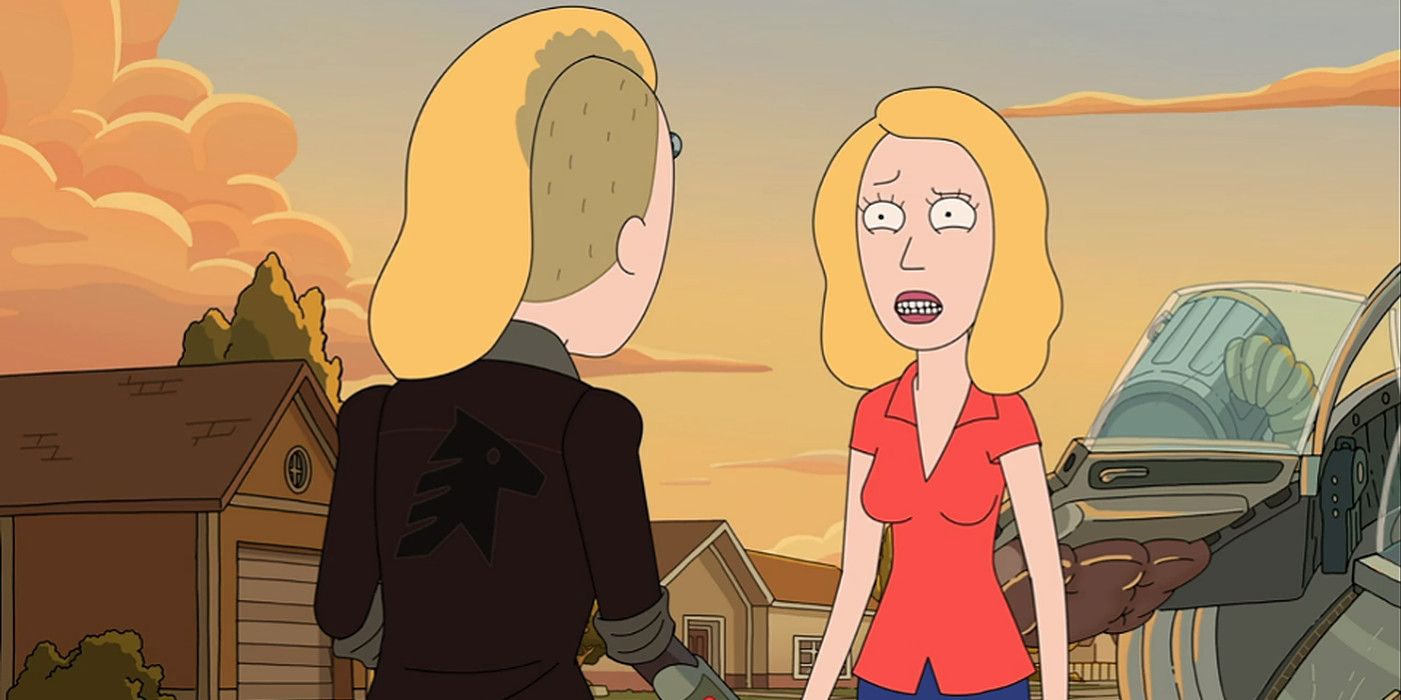 beth and her clone in season 4 finale of rick and morty