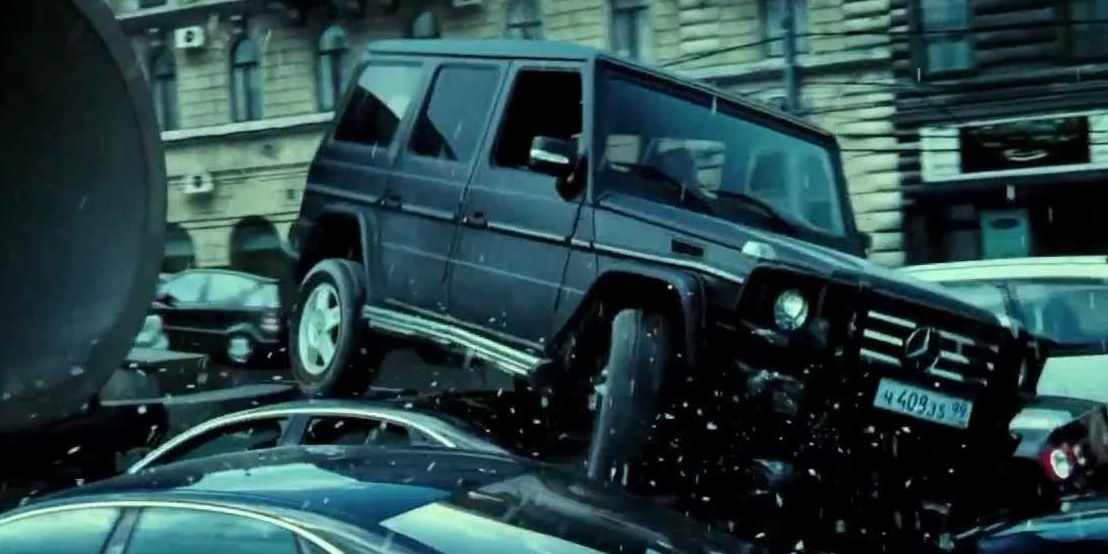 A Good Day to Die Hard Driving on Cars Cropped
