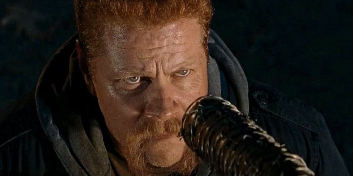 Abraham moments before his death on The Walking Dead