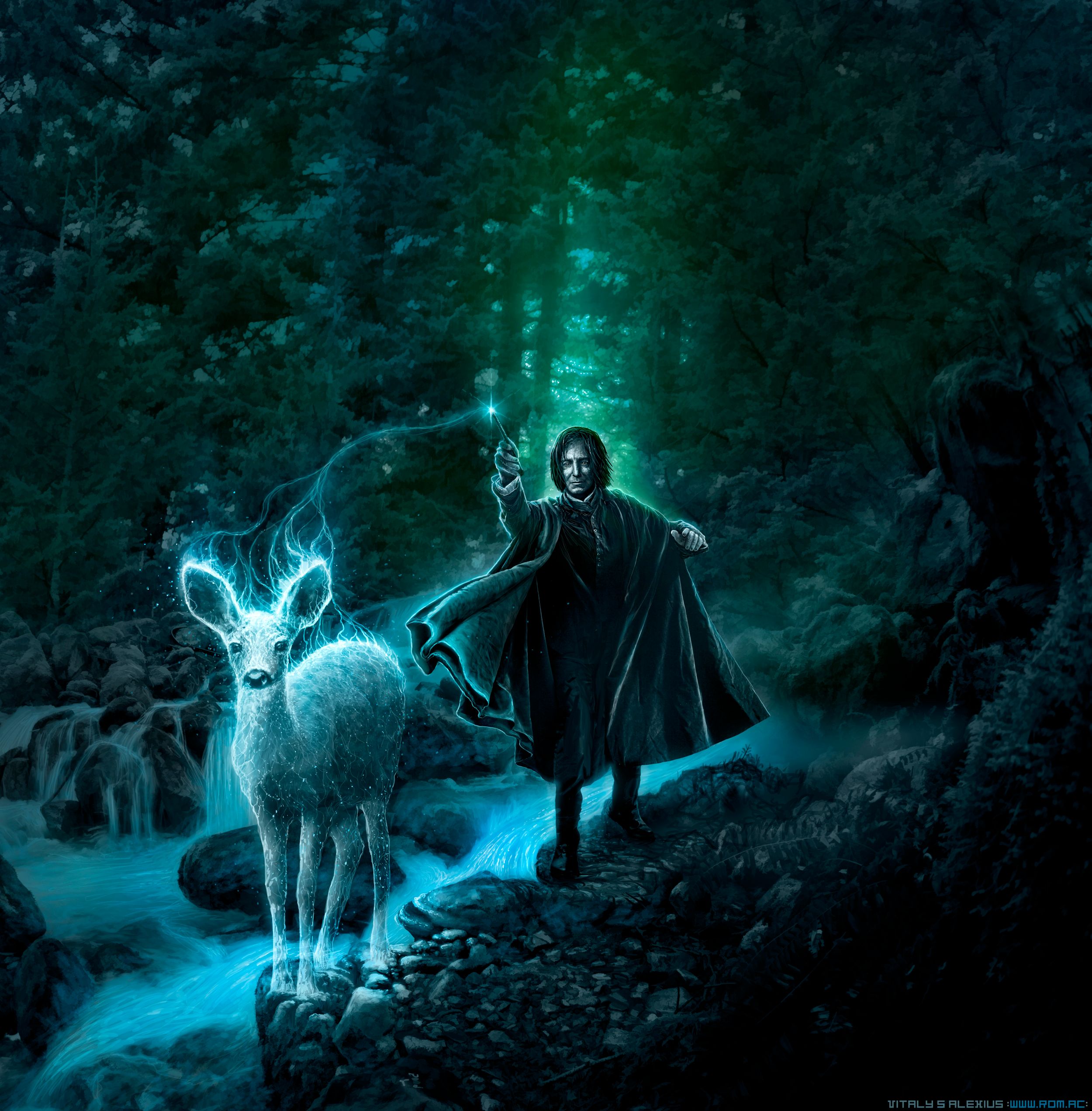 Alan Rickman Severus Snape Fan Art