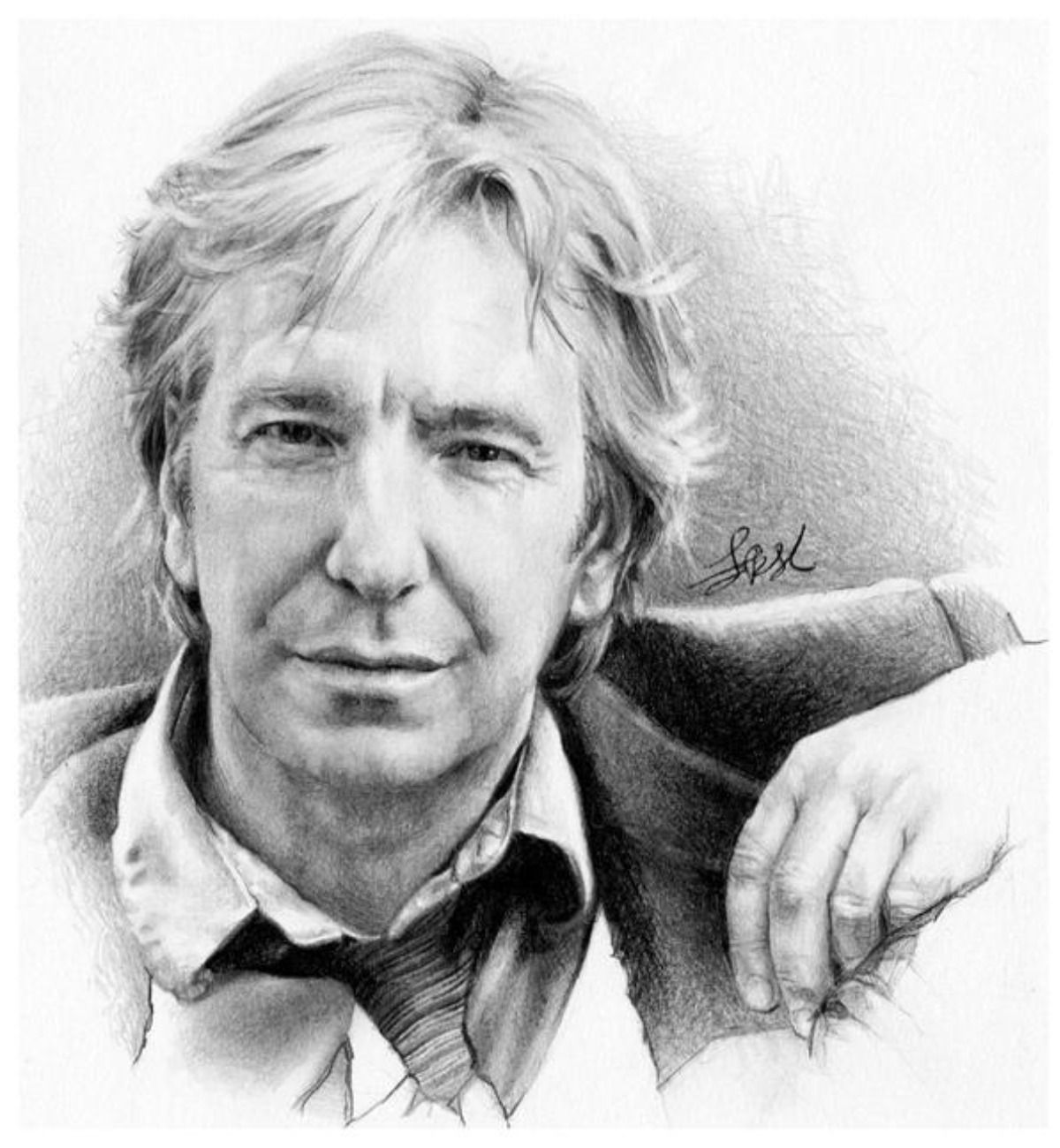 10 Pieces Of Alan Rickman Fan Art That Pay Tribute To The Actor