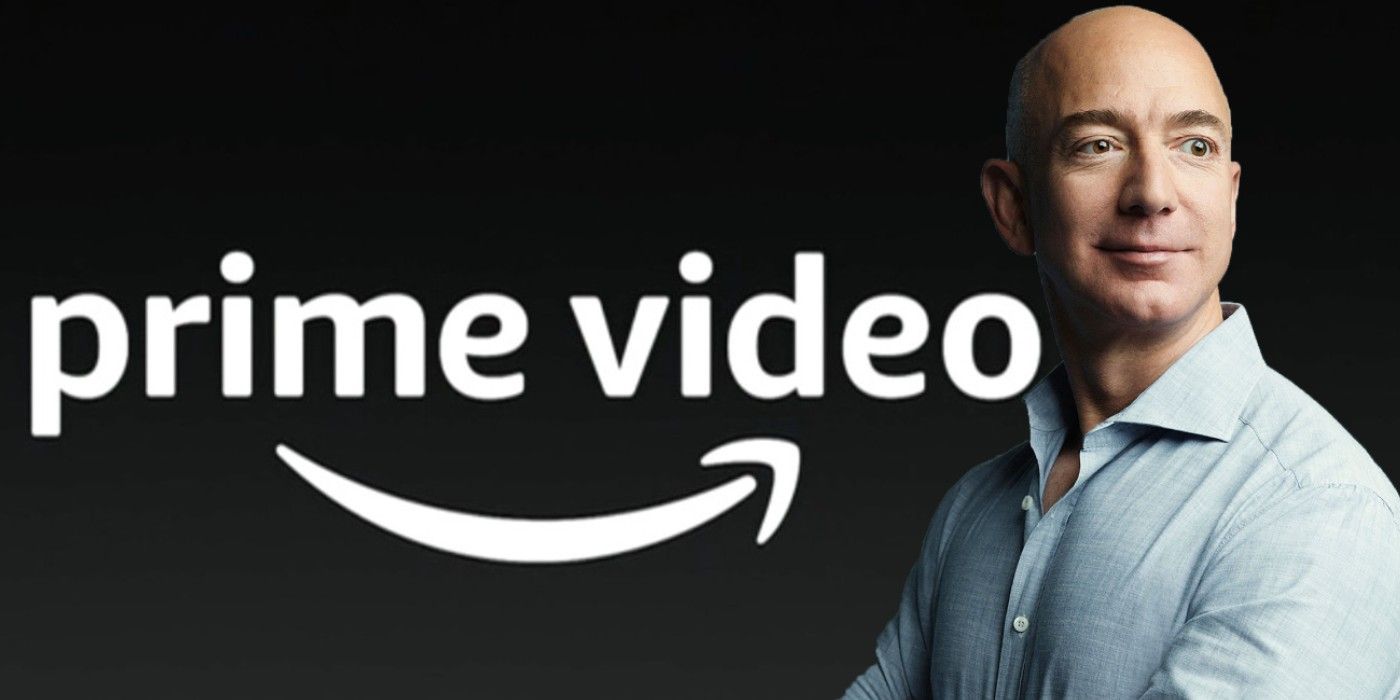Jeff Bezos and Amazon Prime logo most valuable streaming service