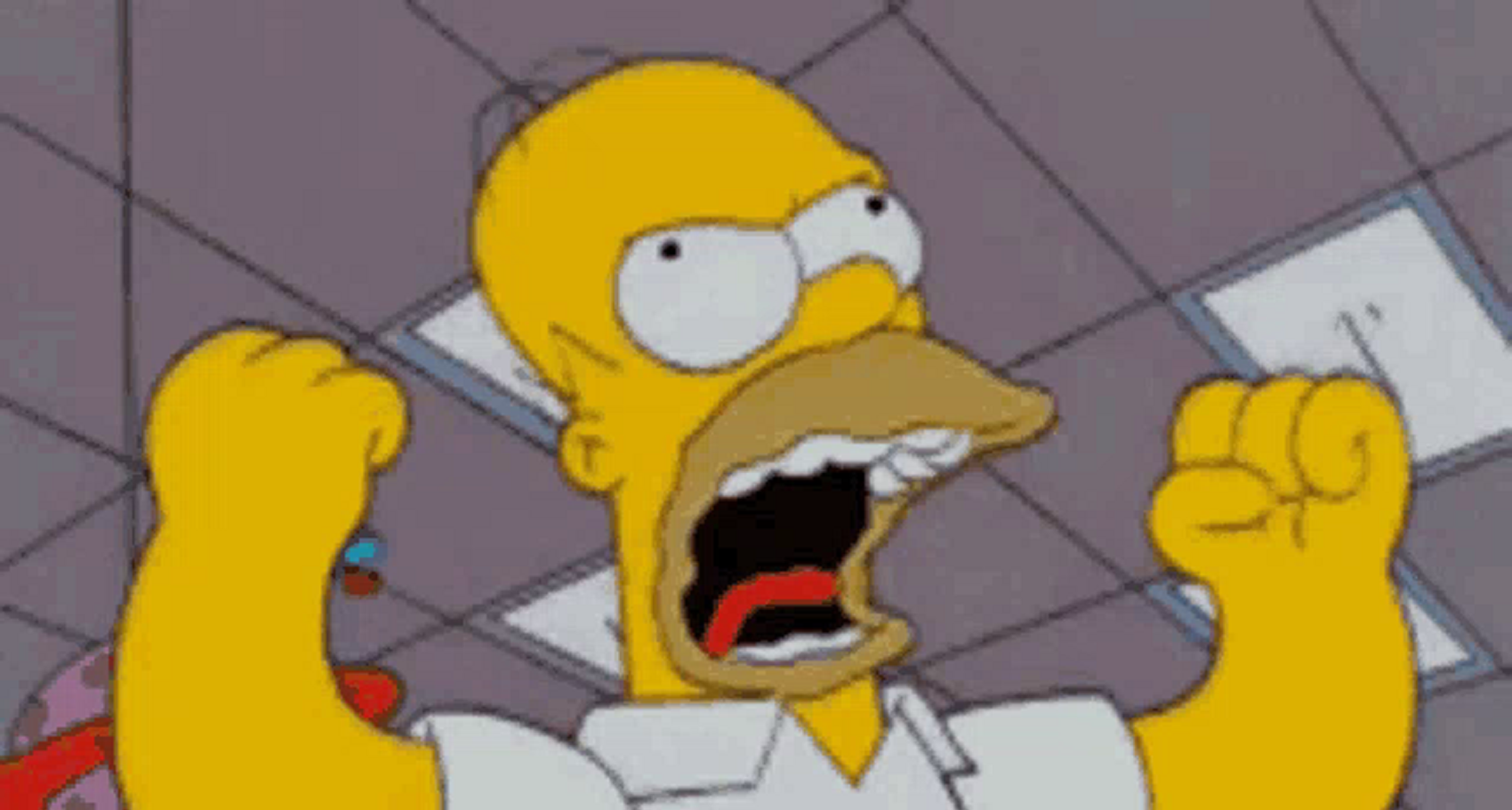 Homer Simpson Angry