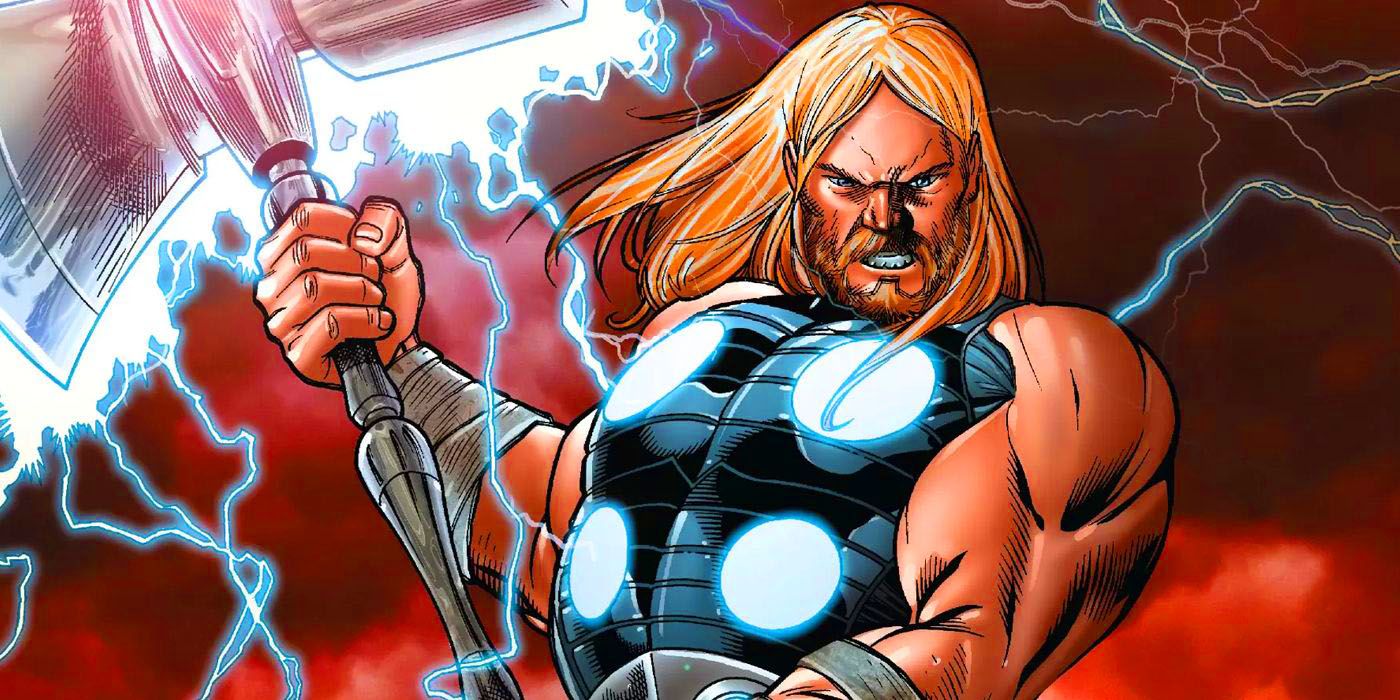 Ultimate Thor wielding axe in Marvel Comics
