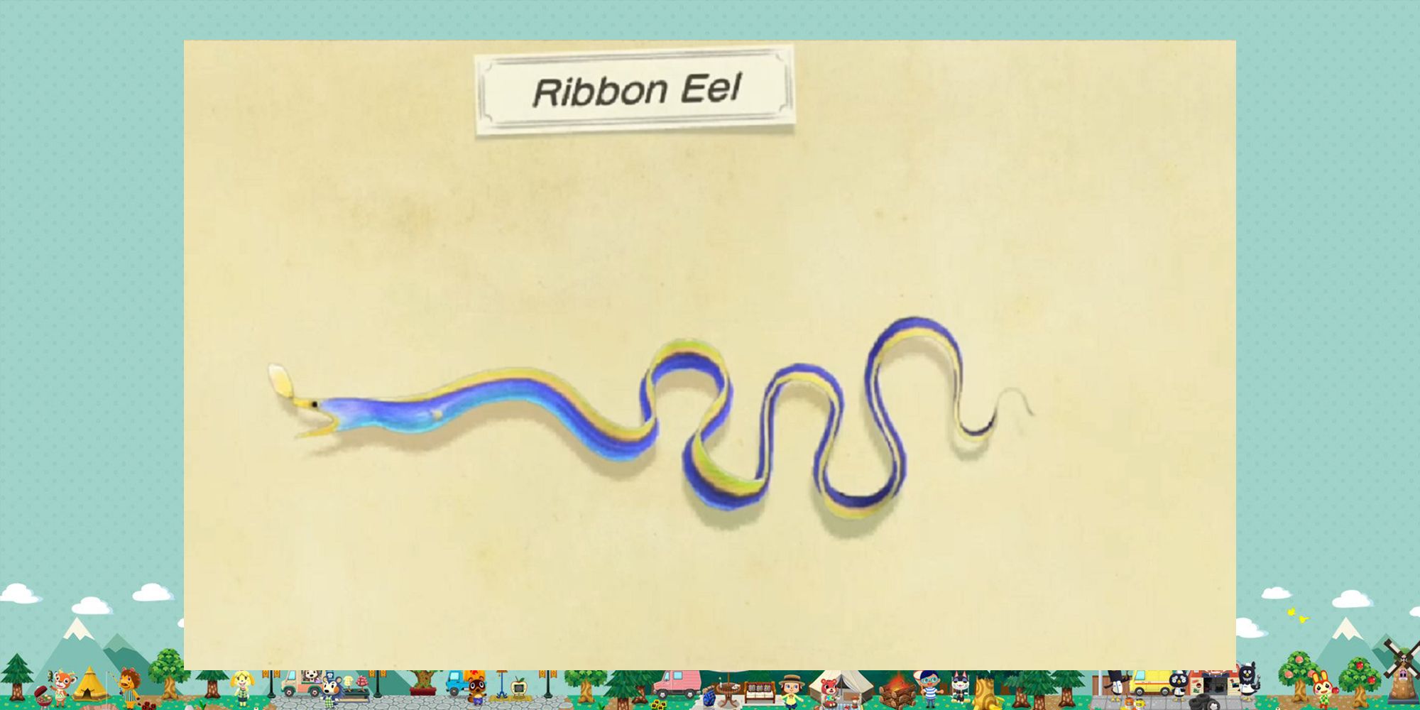 Animal Crossing New Horizons Ribbon Eel