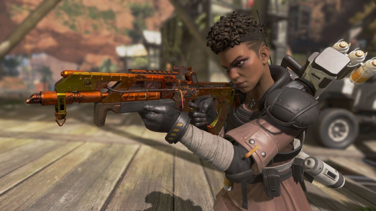 Apex Legends Bangalore Aiming With Flatline