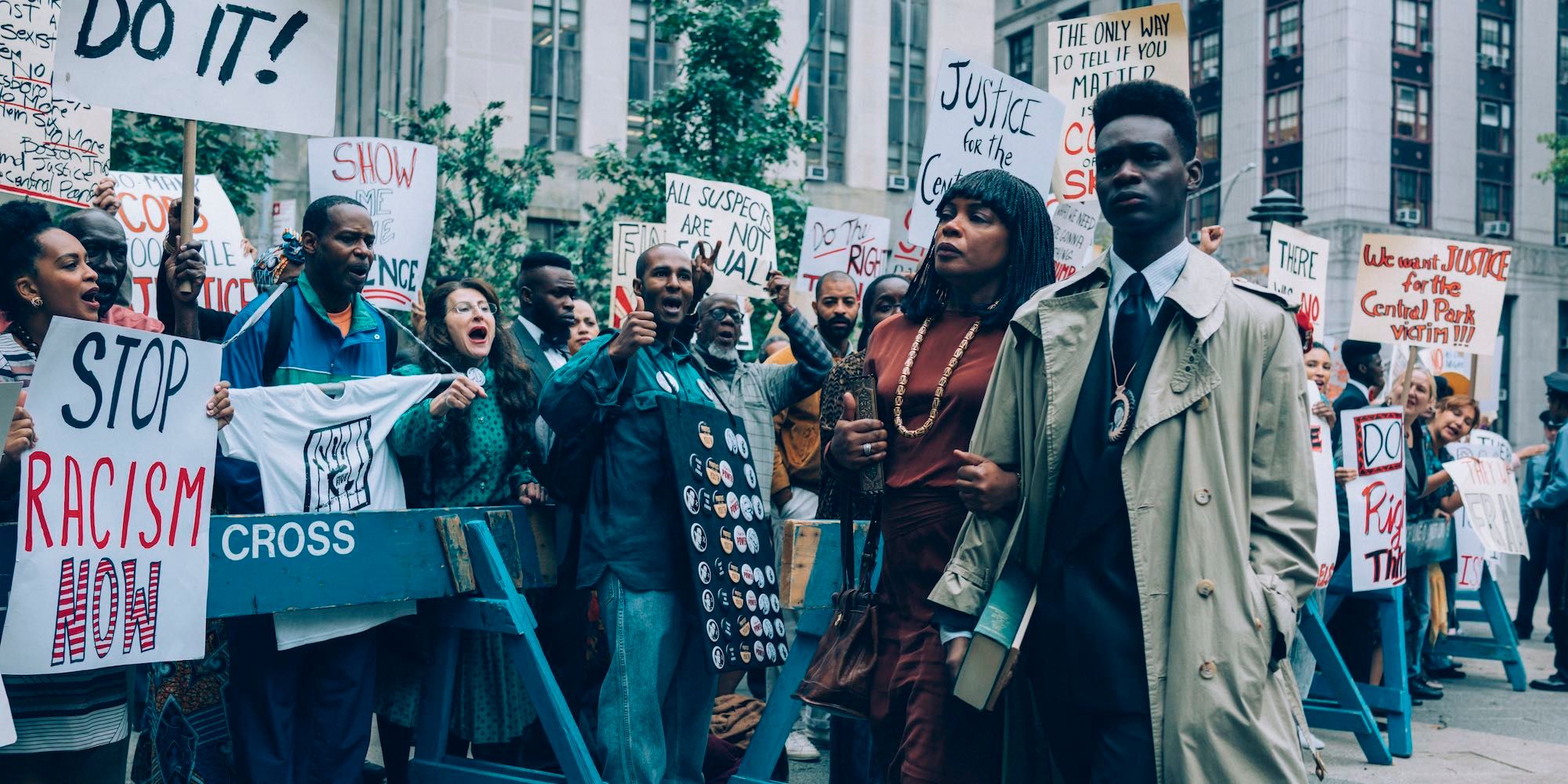 Aunjanue Ellis and Ethan Herisse in When They See Us.